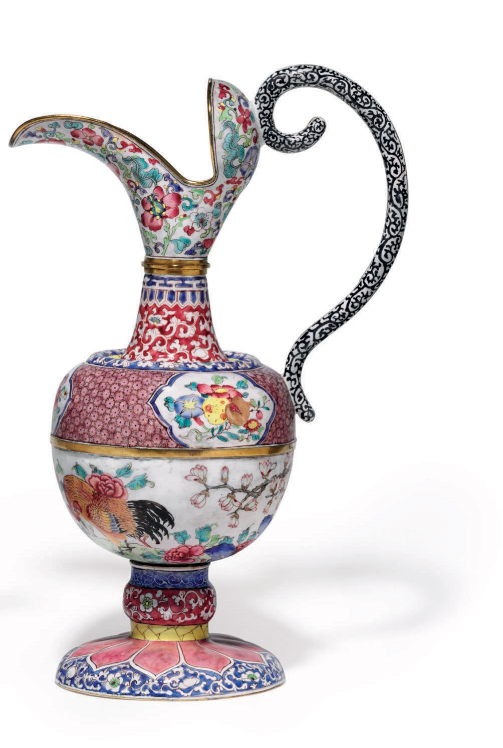 A "CANTON ENAMEL" EWER