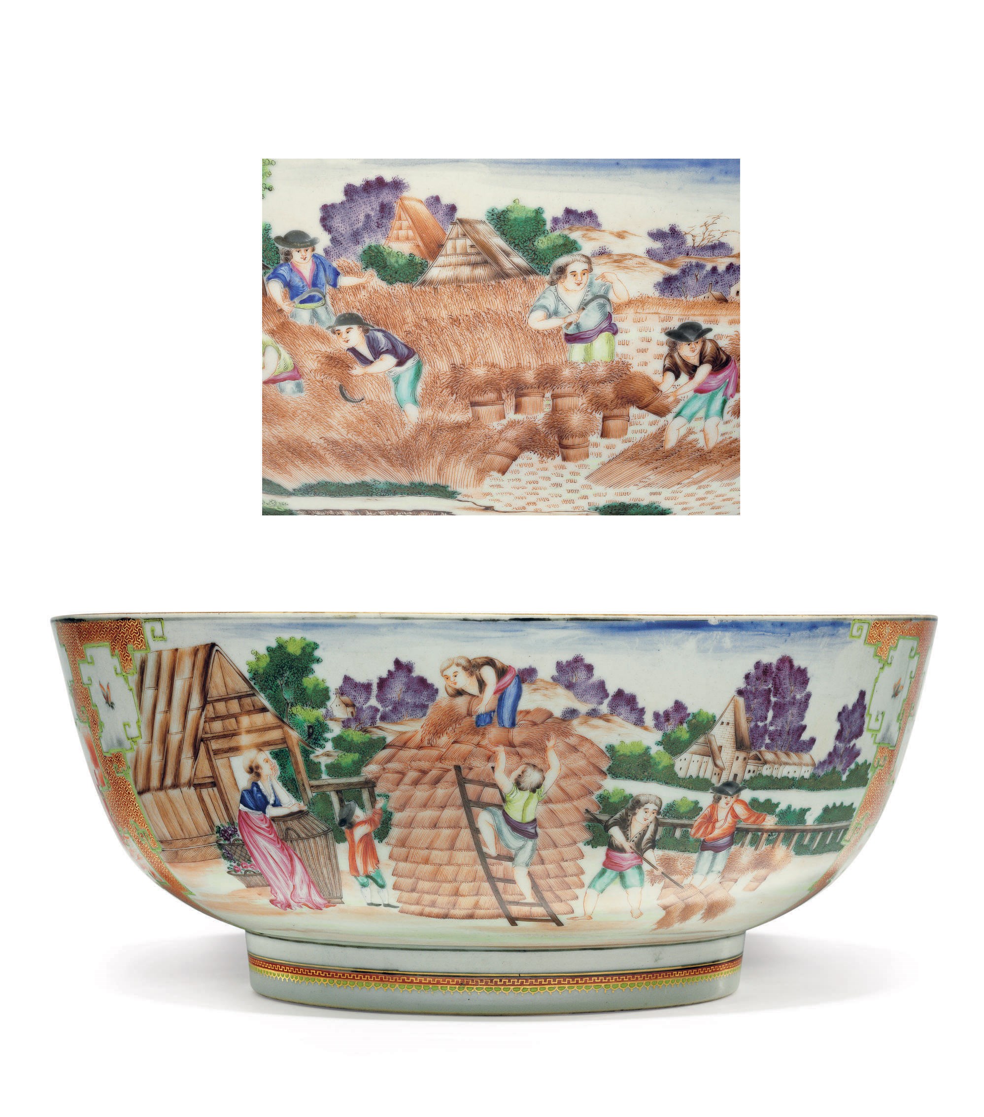 A "HARVEST" PUNCHBOWL
