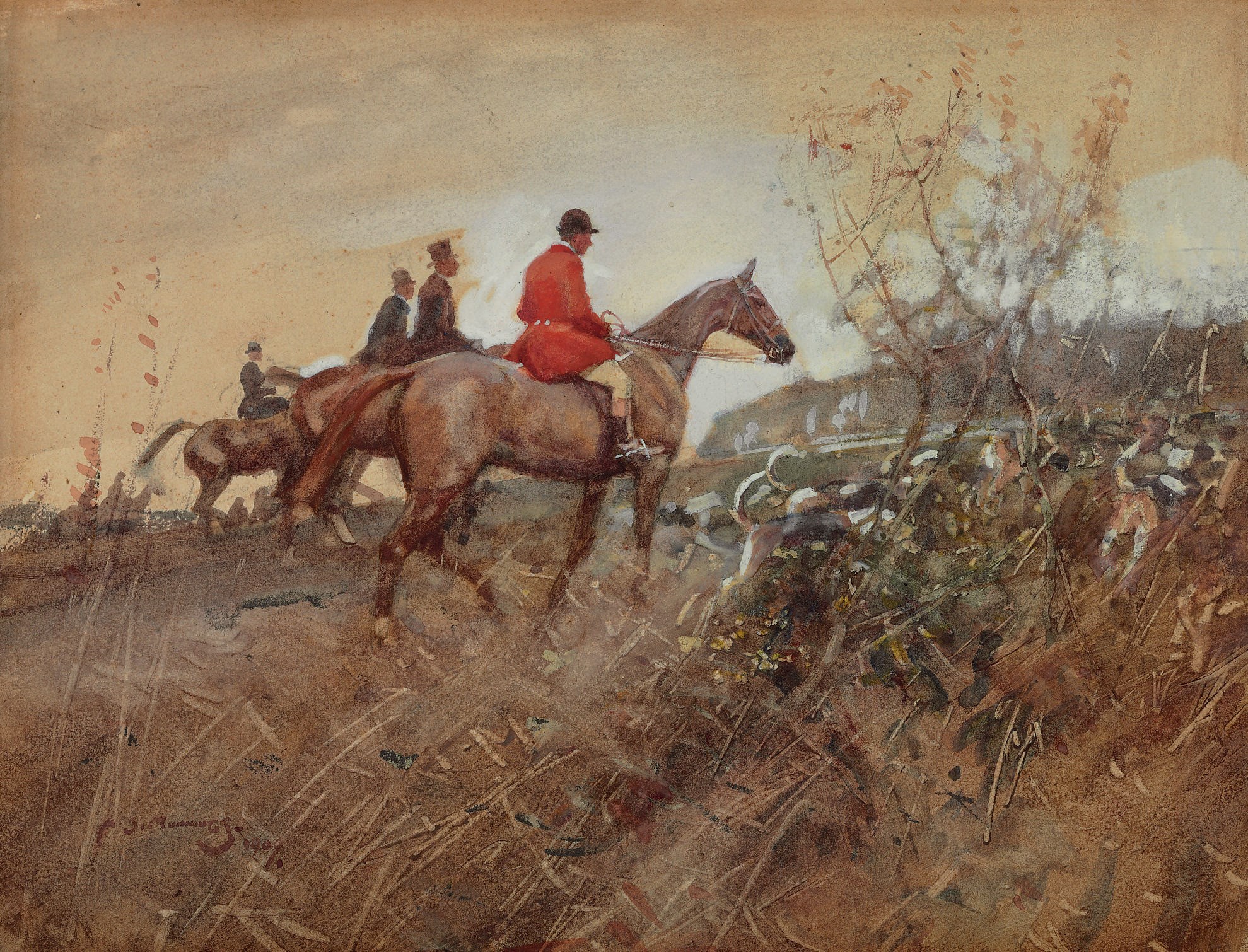 Sir Alfred James Munnings, P.R.A., R.W.S. (Mendham 1878-1959 Dedham)
