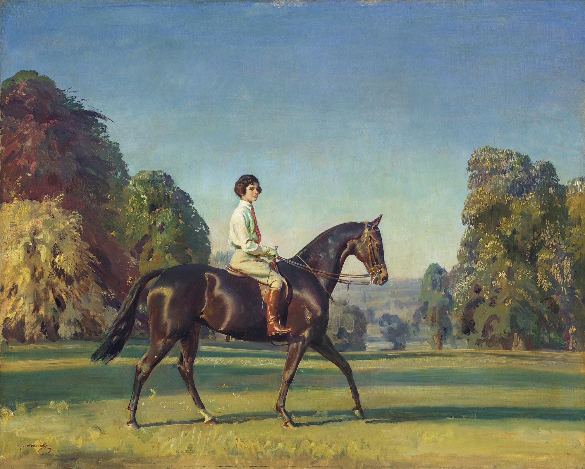 Sir Alfred James Munnings, P.R.A., R.W.S. (Mendham 1878-1959 Dedham)