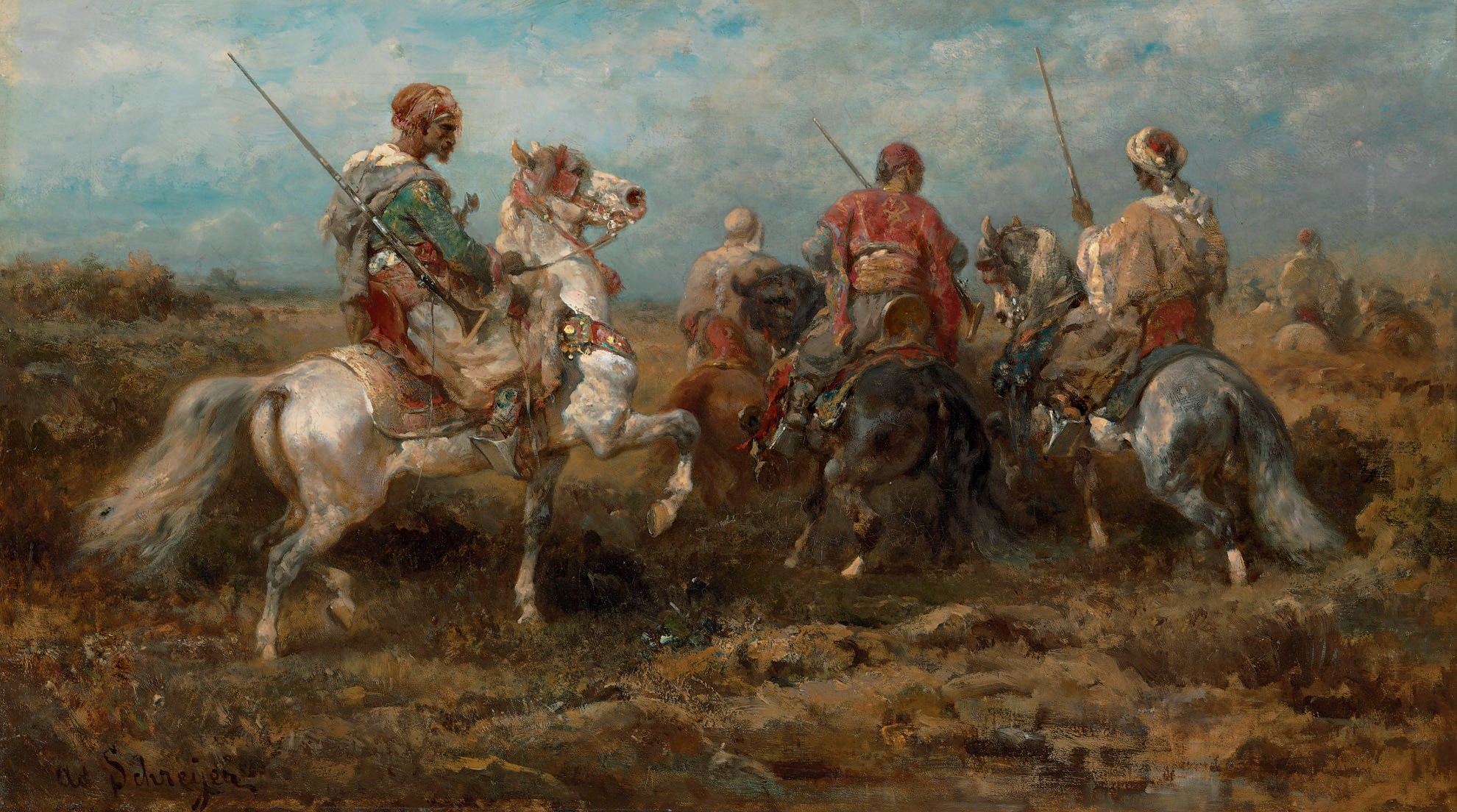 Adolf Schreyer (Frankfurt 1828-1899 Cronenberg)