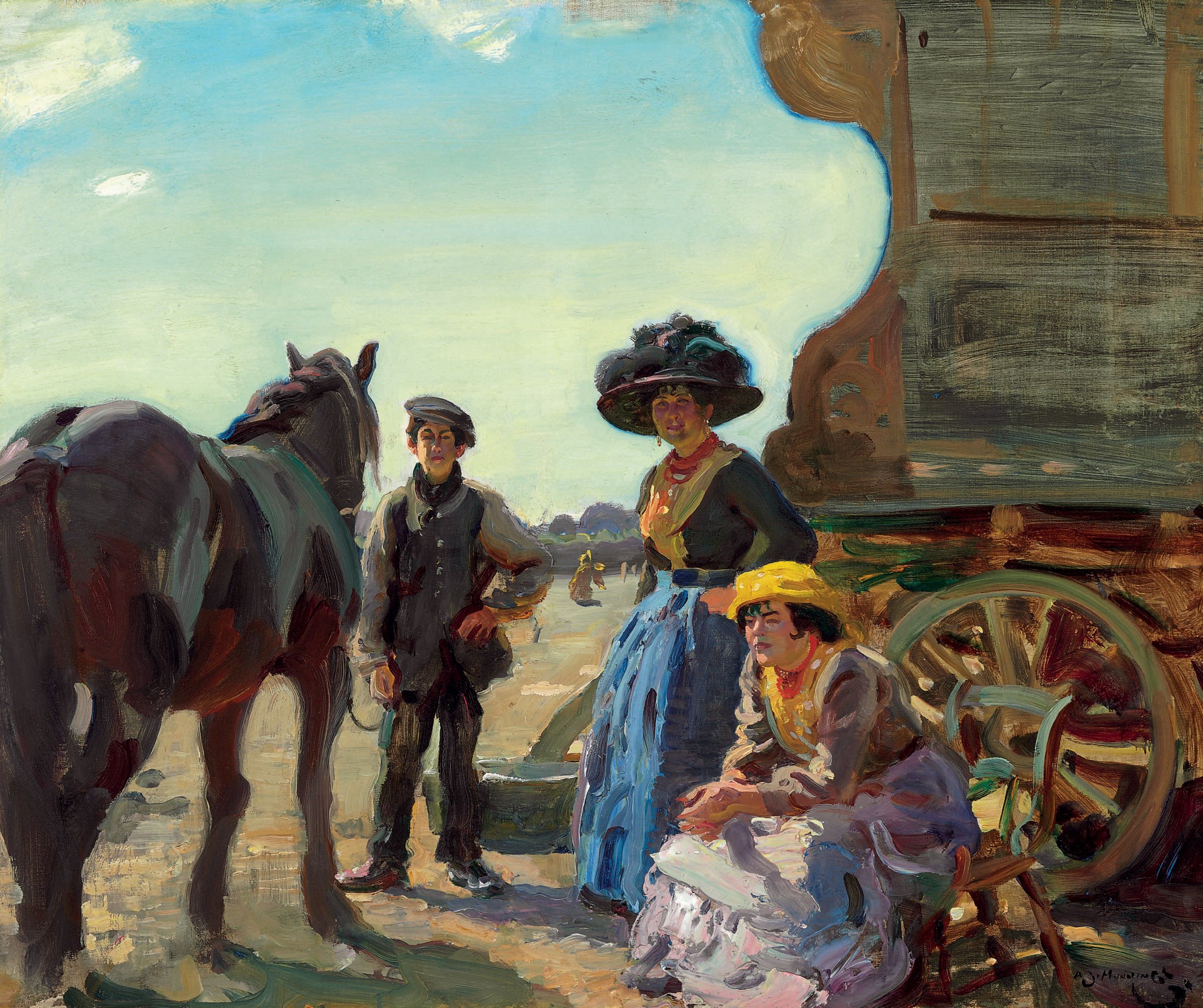 Sir Alfred James Munnings, P.R.A., R.W.S. (Mendham 1878-1959 Dedham)