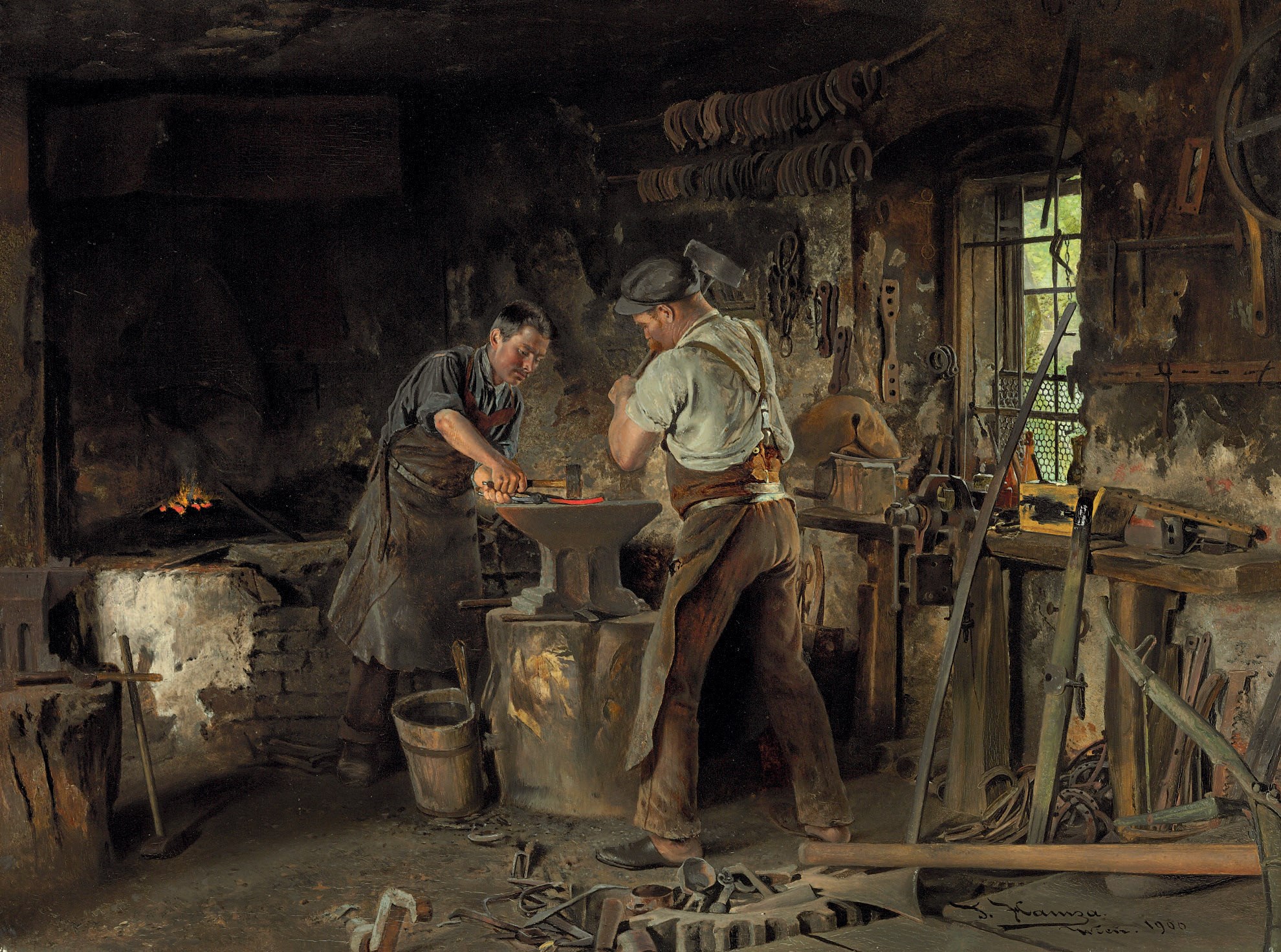 Johann Hamza (Moravia 1850-1927 Vienna)