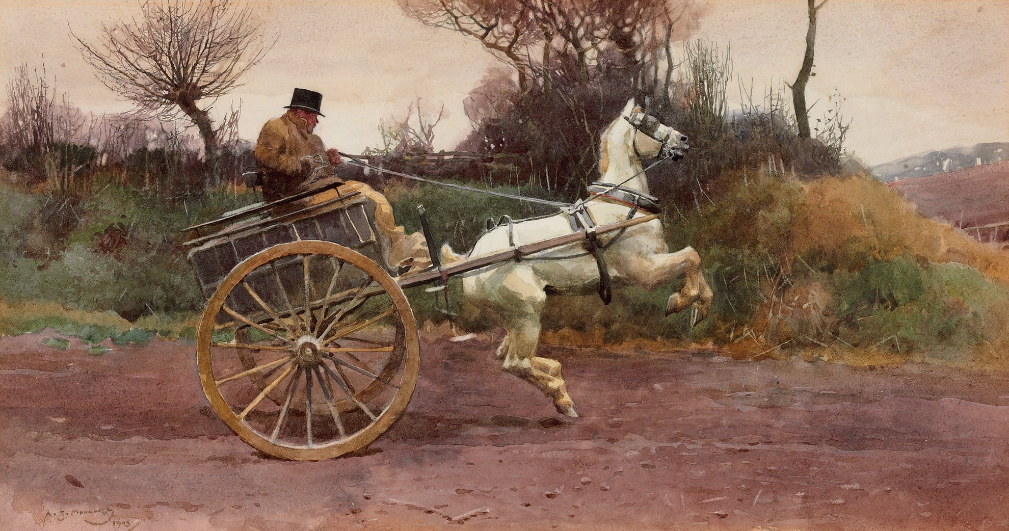 Sir Alfred James Munnings, P.R.A., R.W.S. (Mendham 1878-1959 Dedham)