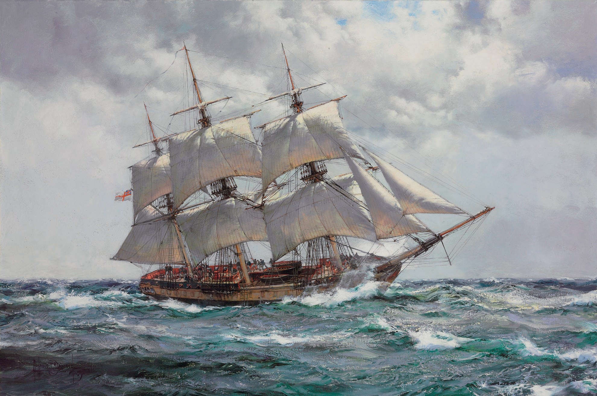 Montague Dawson, F.R.S.A., R.S.M.A. (London 1895-1973 Sussex)