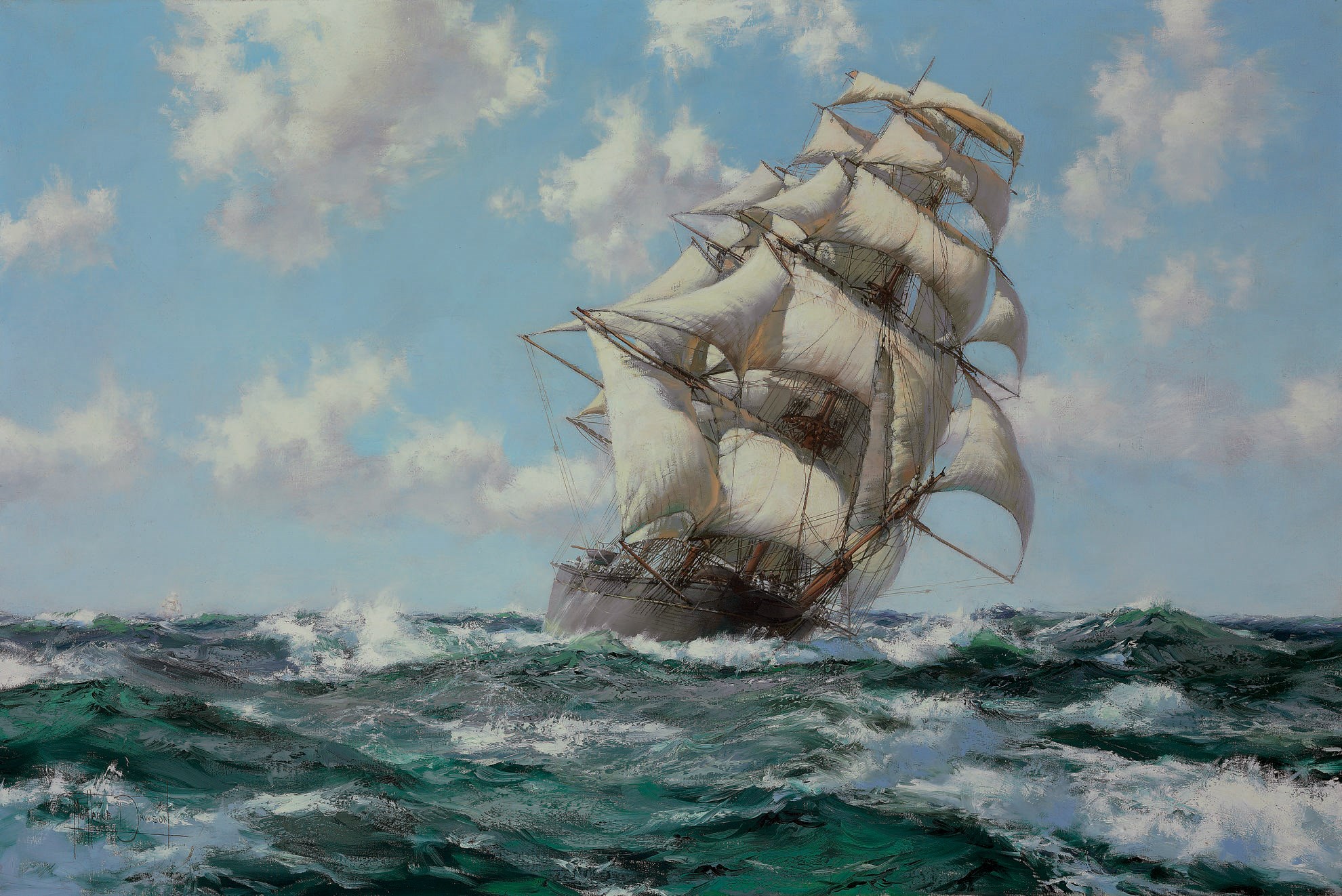 Montague Dawson, F.R.S.A., R.S.M.A. (London 1895-1973 Sussex)
