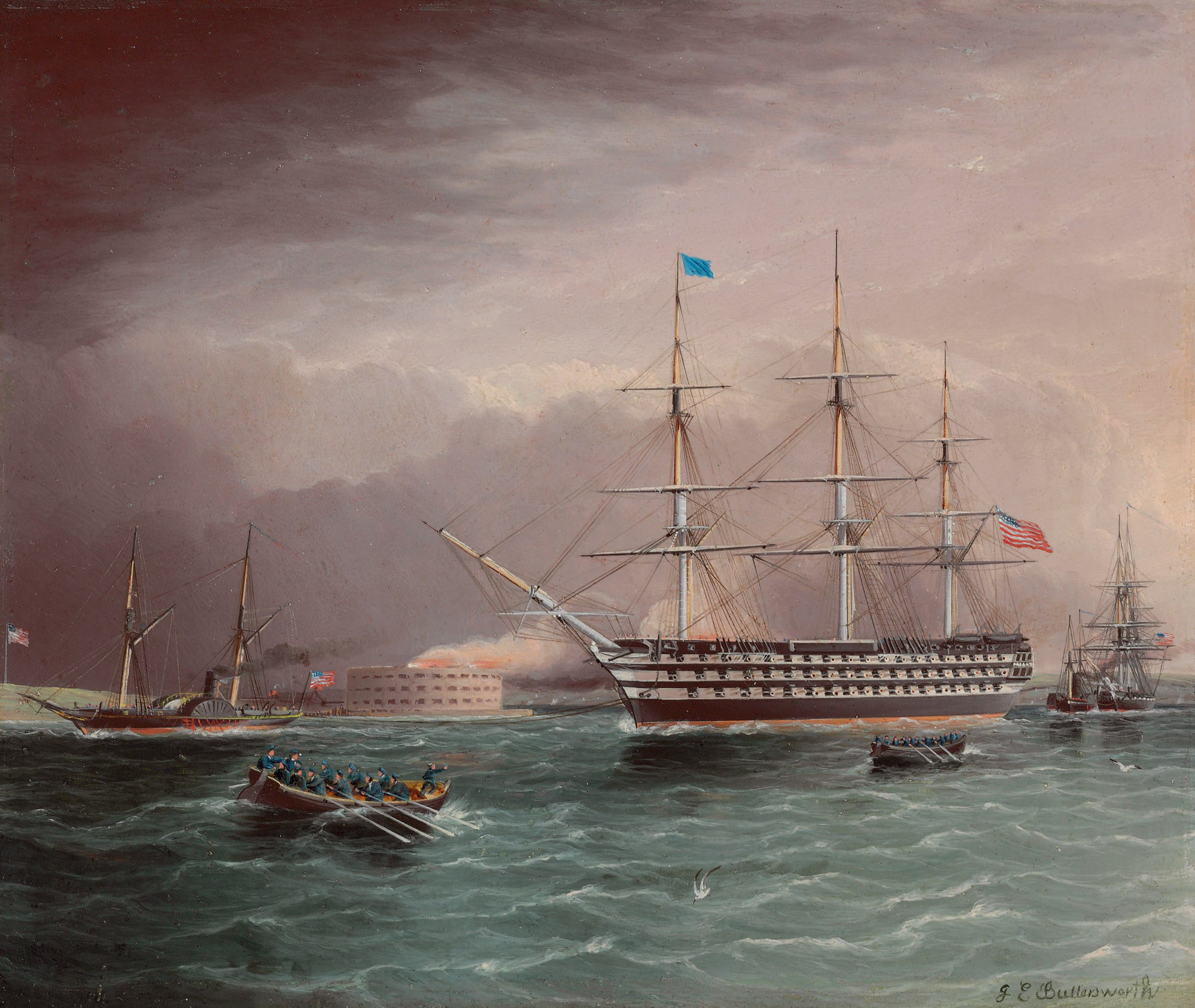 James Edward Buttersworth (1817-1894)