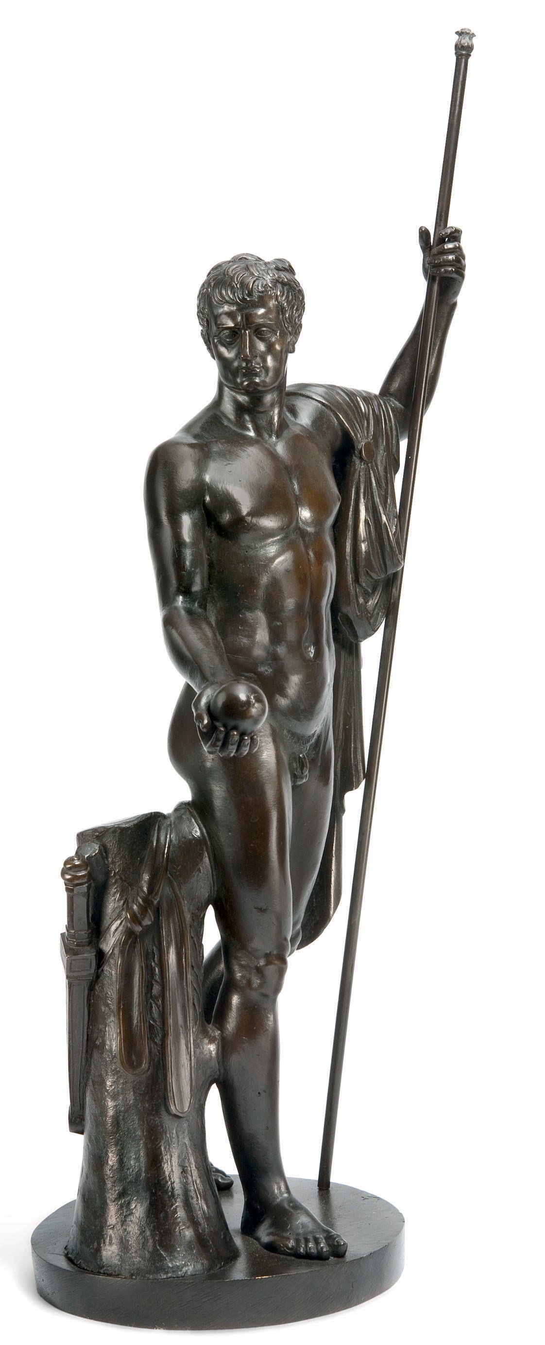 FIGURE EN BRONZE REPRESENTANT NAPOLEON EN MARS