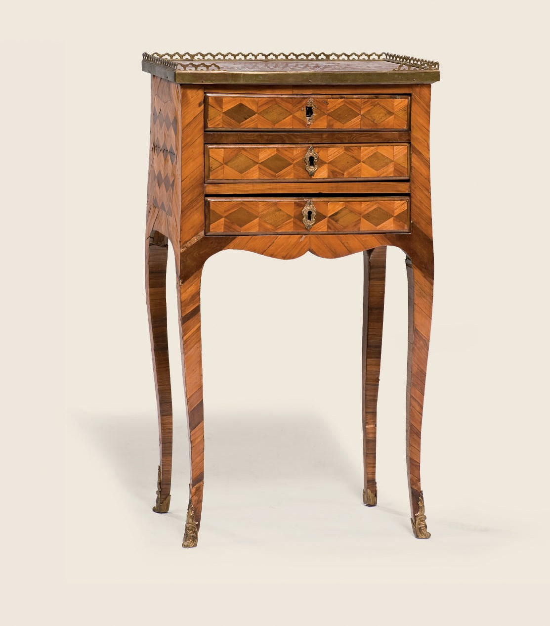 TABLE EN CHIFFONNIERE D'EPOQUE LOUIS XV