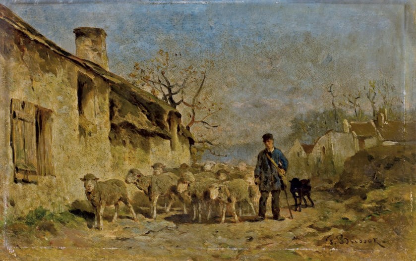 FELIX SATURNIN BRISSOT DE WARVILLE (VERON 1818 - 1892 VERSAILLES)
