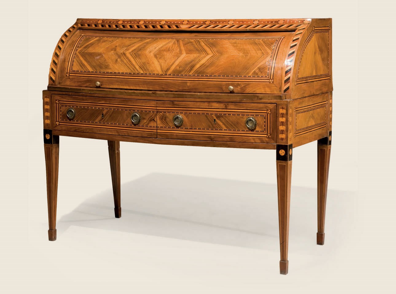 BUREAU A CYLINDRE D'EPOQUE NEOCLASSIQUE