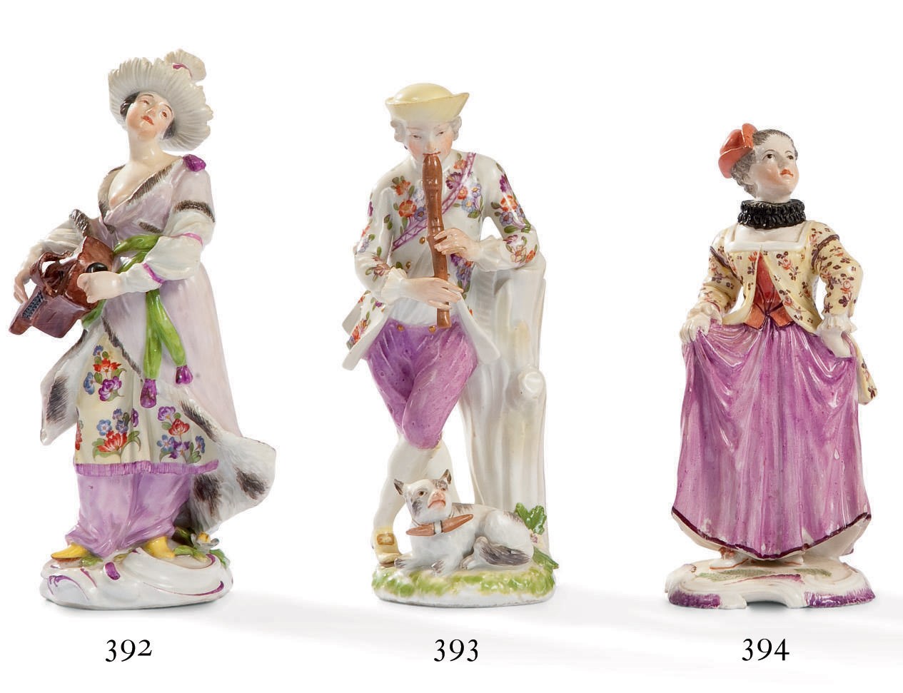 STATUETTE EN PORCELAINE DE MEISSEN DU XVIIIEME SIECLE