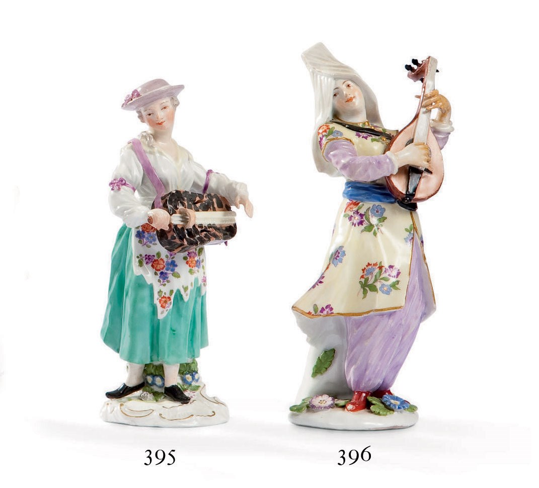 STATUETTE EN PORCELAINE DE MEISSEN DU XVIIIEME SIECLE