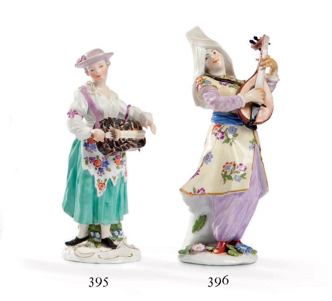 STATUETTE EN PORCELAINE DE MEISSEN DU XVIIIEME SIECLE