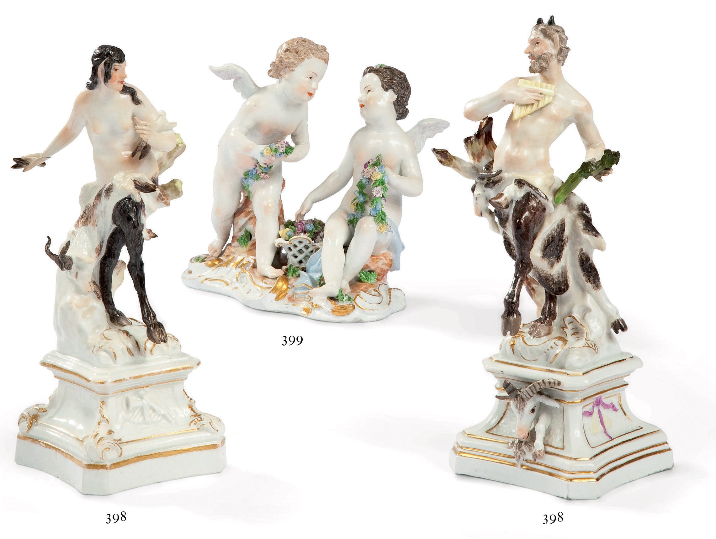 GROUPE EN PORCELAINE DE MEISSEN DU XVIIIEME SIECLE