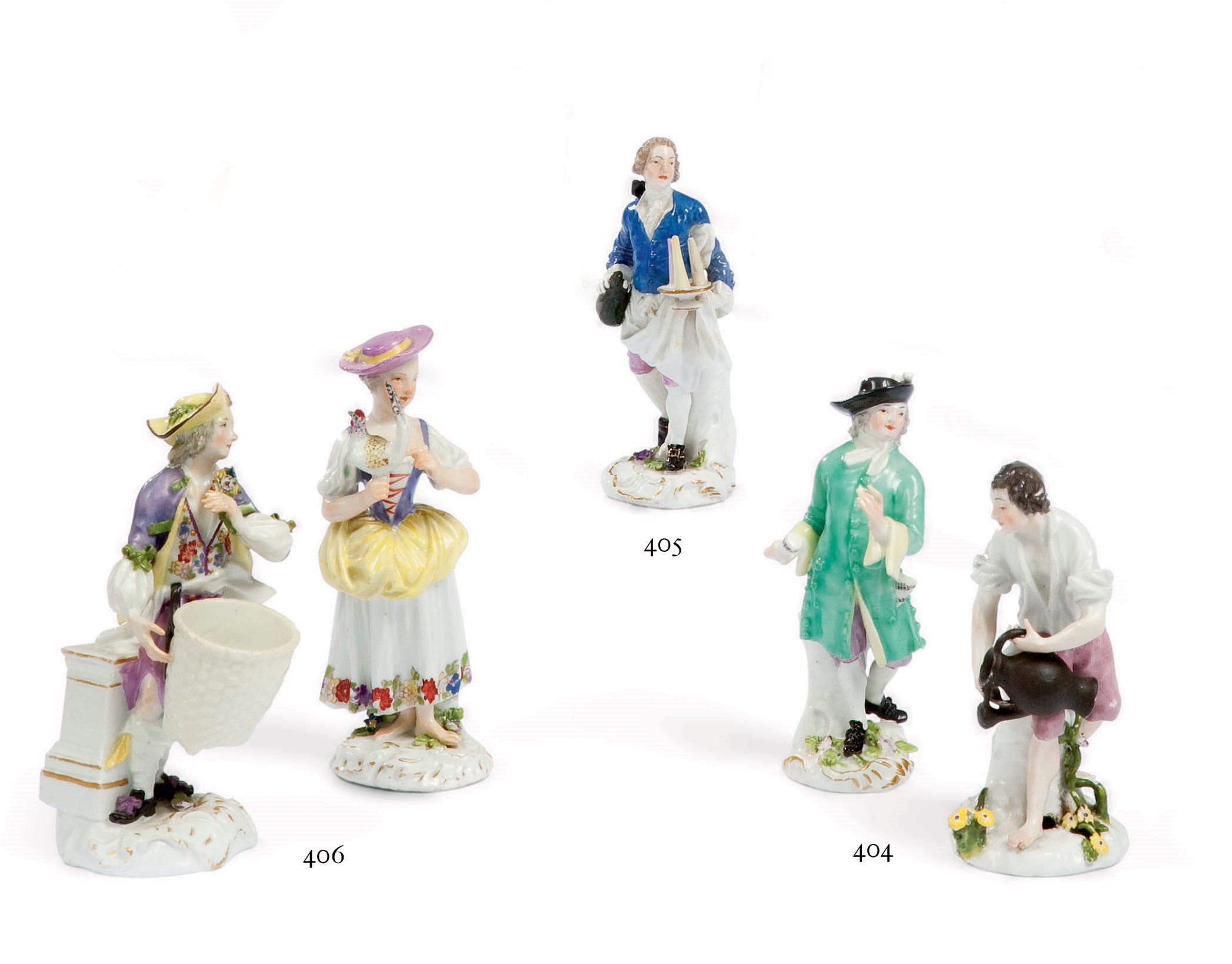 STATUETTE EN PORCELAINE DE MEISSEN DU XVIIIEME SIECLE
