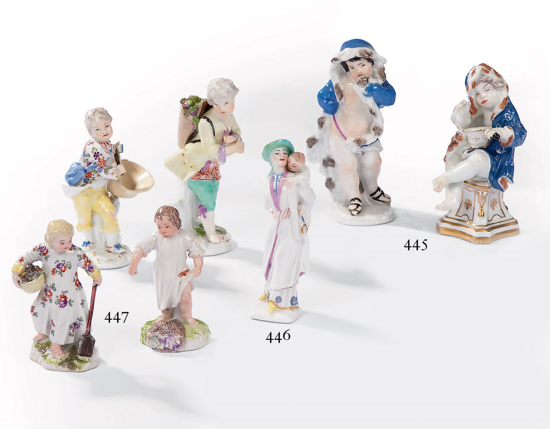 STATUETTE EN PORCELAINE DE MEISSEN DU XVIIIEME SIECLE
