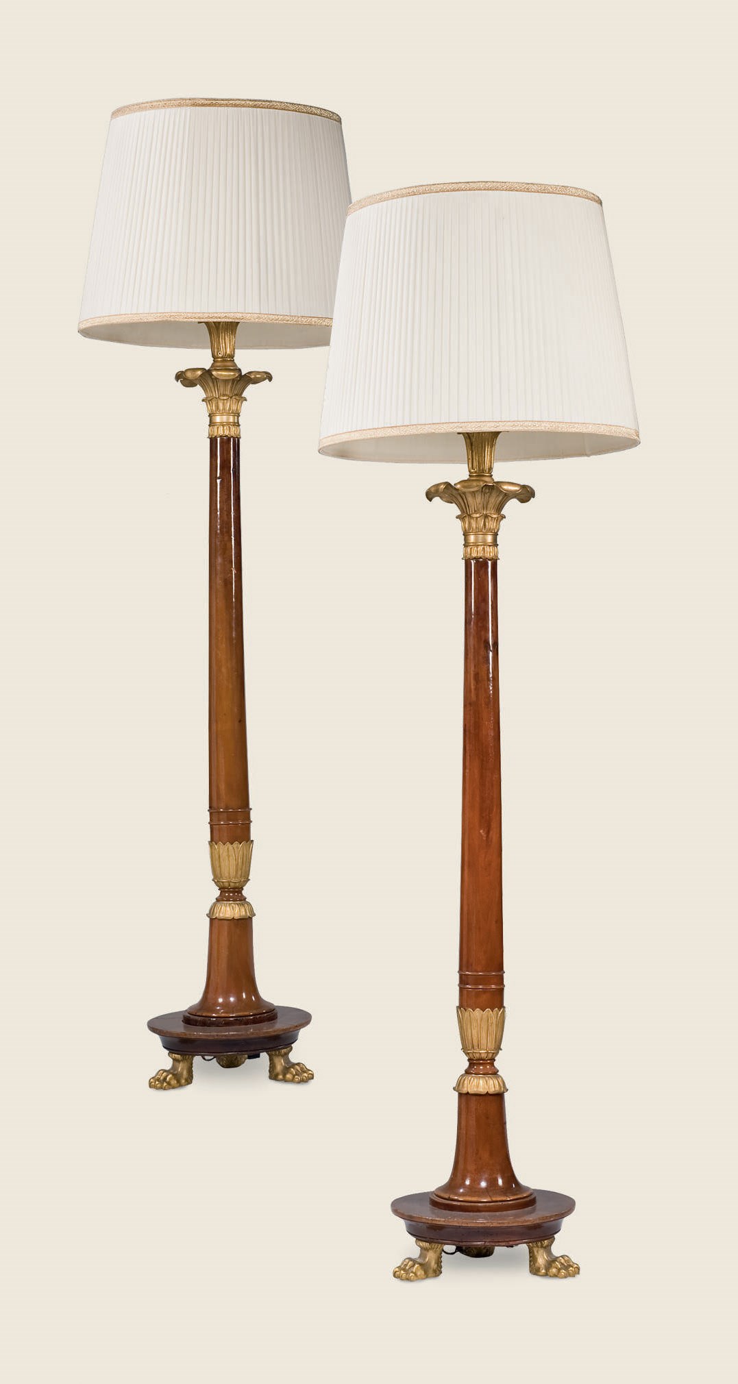PAIRE DE LAMPADAIRES DE STYLE EMPIRE