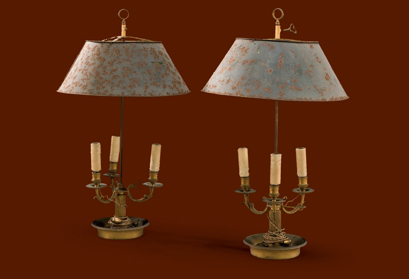 PAIRE DE LAMPES BOUILLOTTE