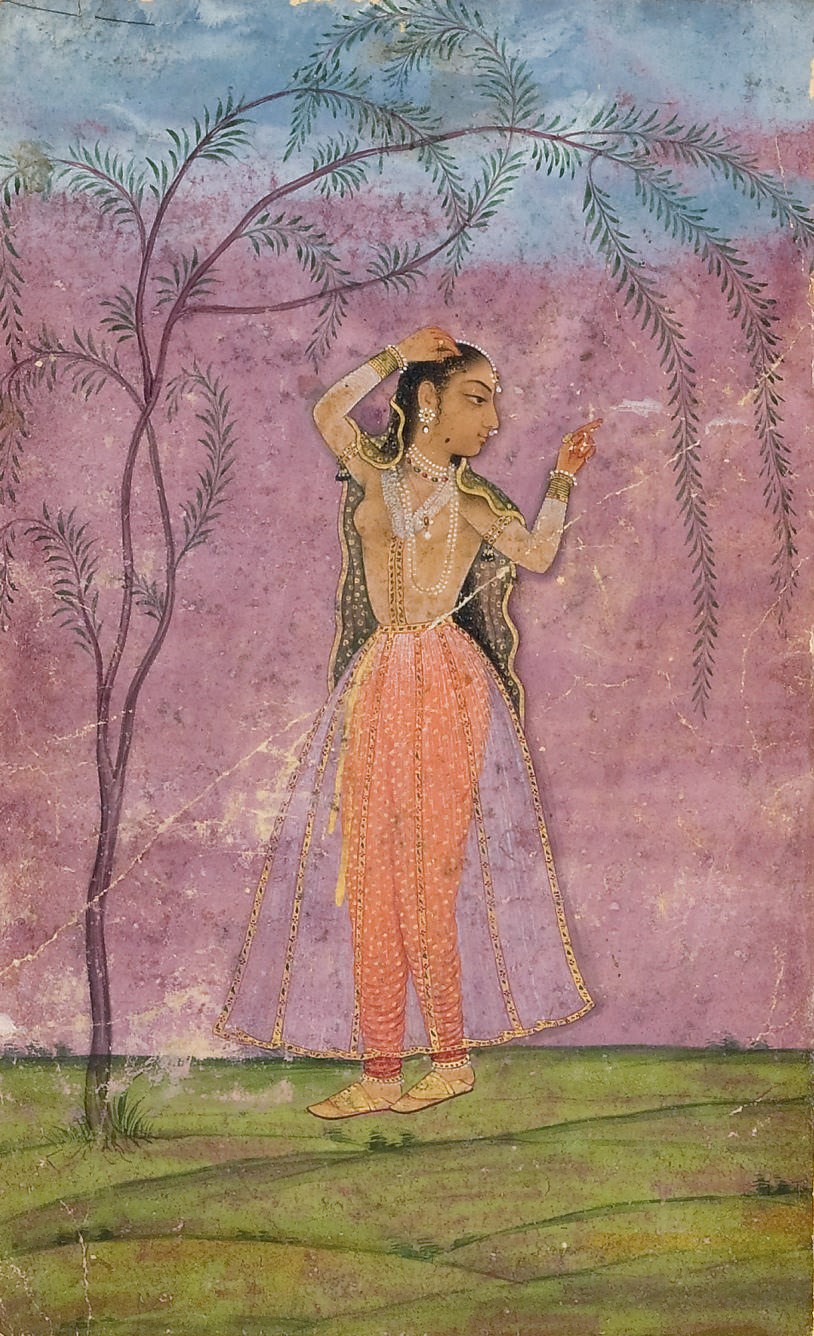 UNE FEMME SOUS UN ARBRE