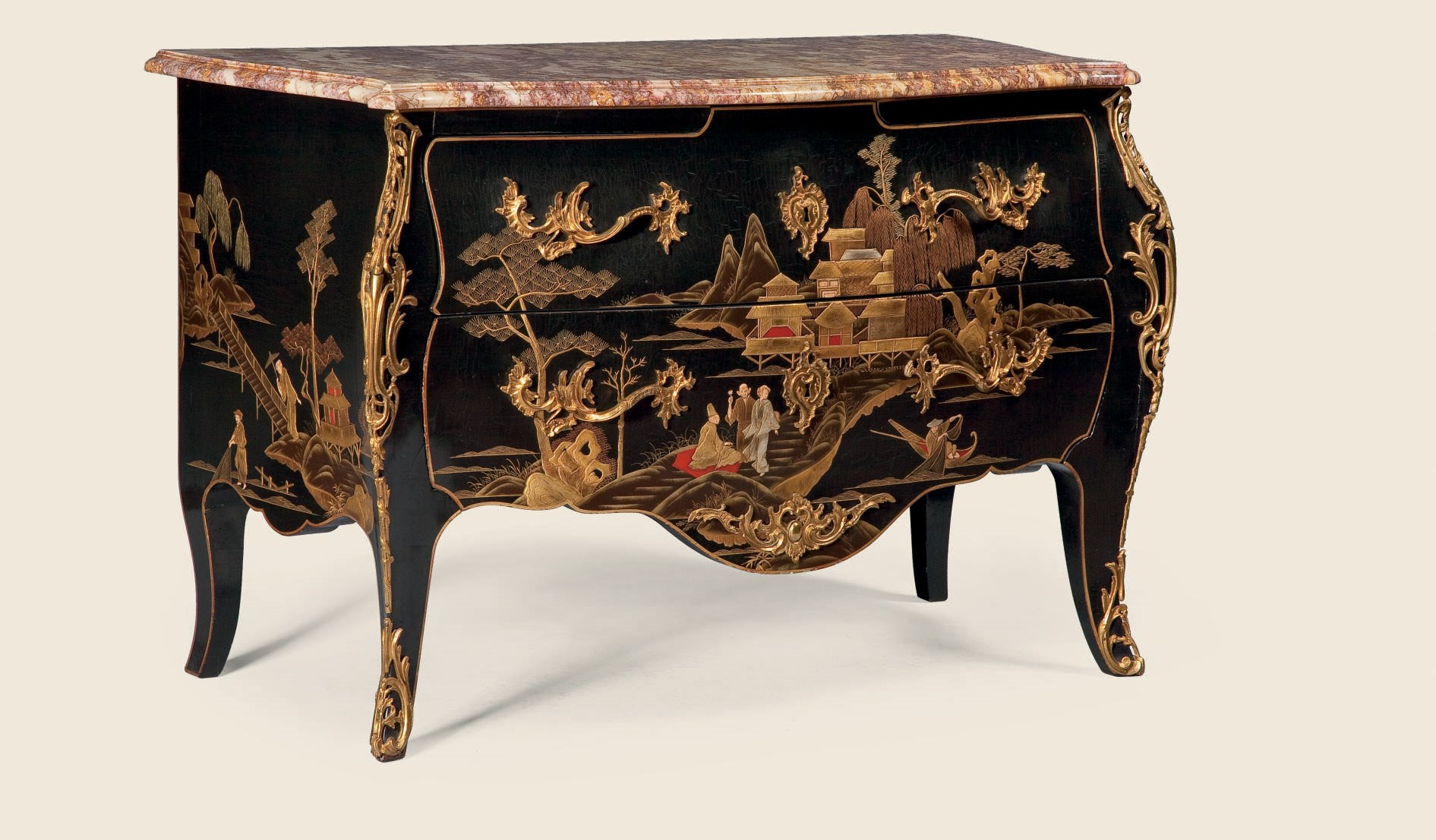 COMMODE DE STYLE LOUIS XV