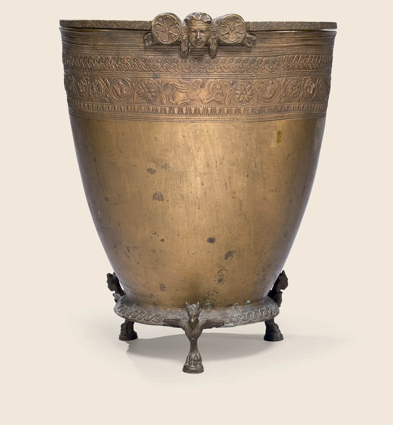 VASE EN BRONZE DIT SEAU HYDRIA