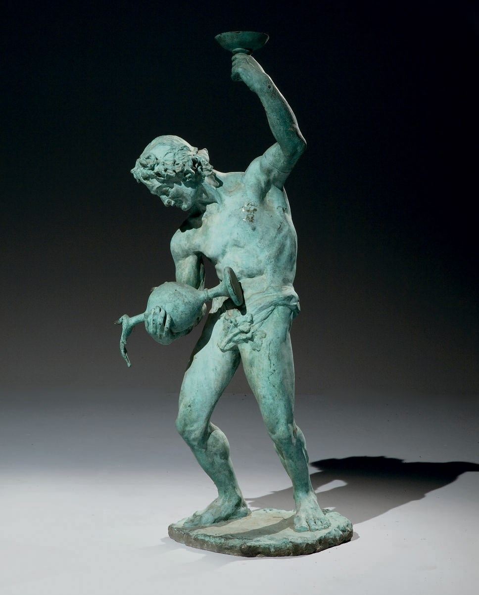 FIGURE EN BRONZE REPRESENTANT BACCHUS