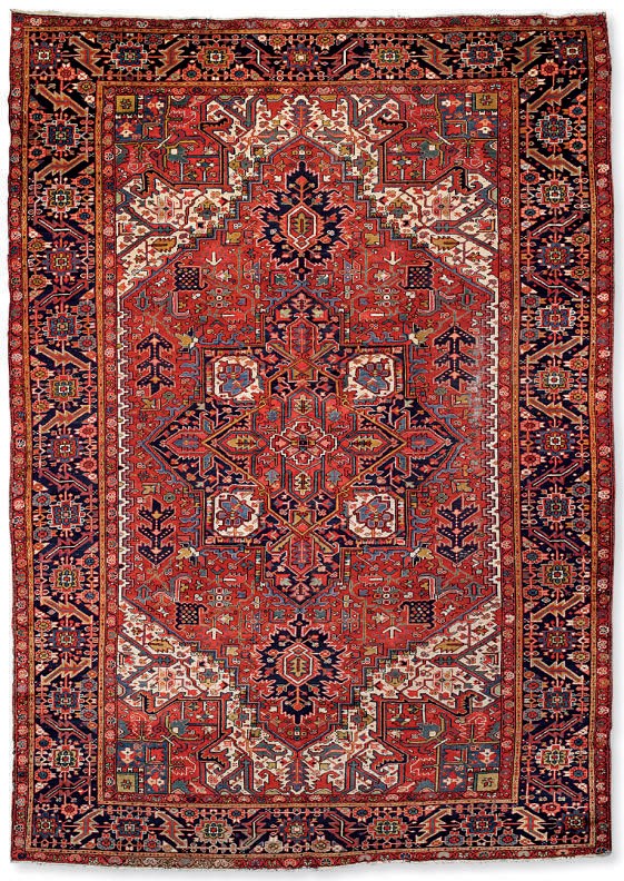 A Heriz carpet
