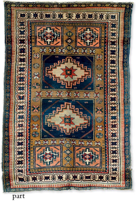 An Erevan rug & unusual antique Kurdish rug