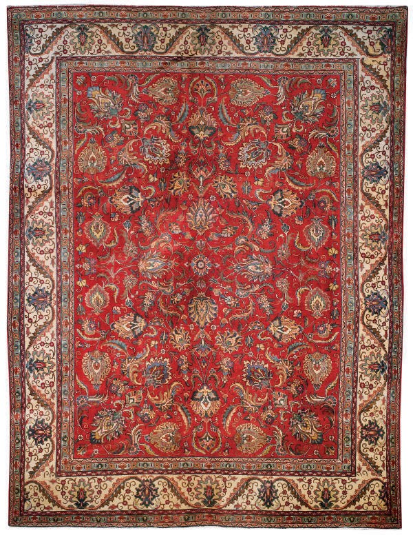 A Tabriz carpet