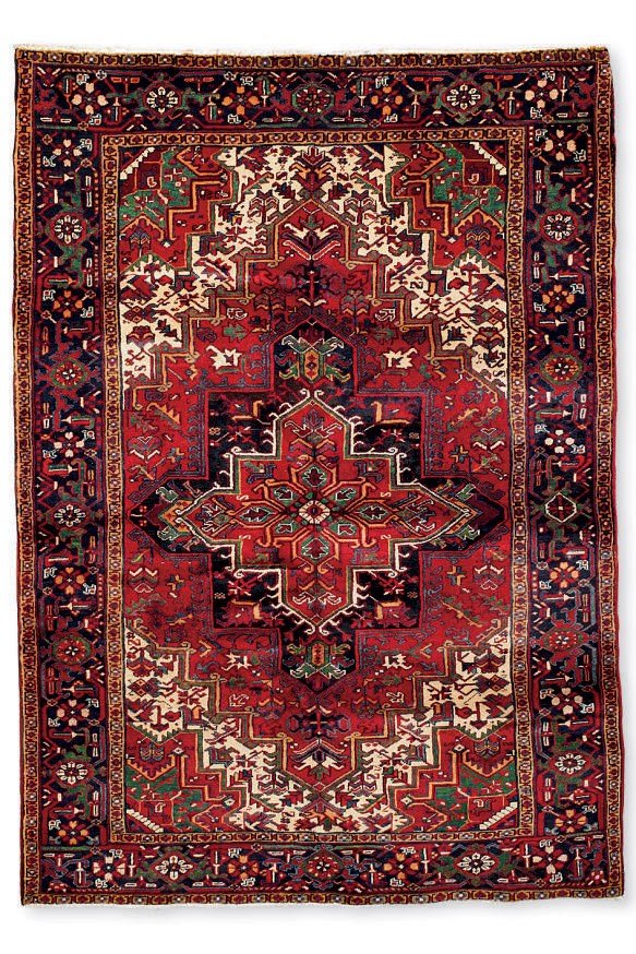 A Heriz carpet