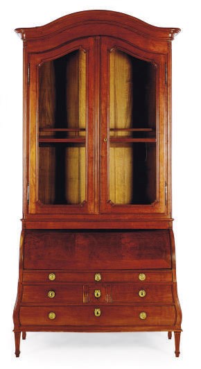 A LOUIS XVI MAHOGANY BIBLIOTHEQUE,