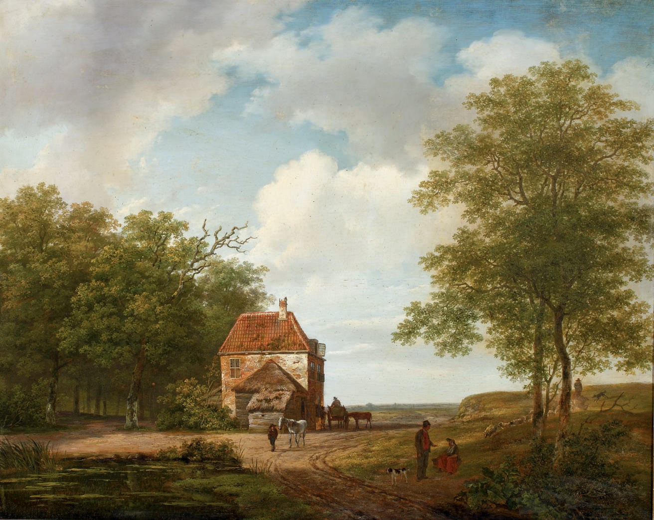 Andreas Schelfhout (The Hague 1787-1870)