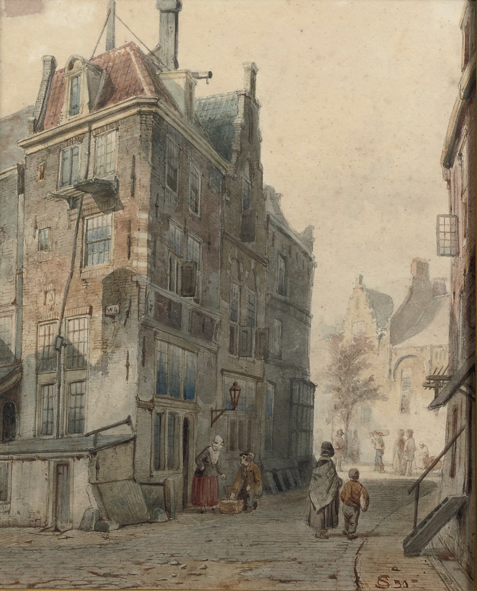 Cornelis Springer (Amsterdam 1817-1891 Hilversum)