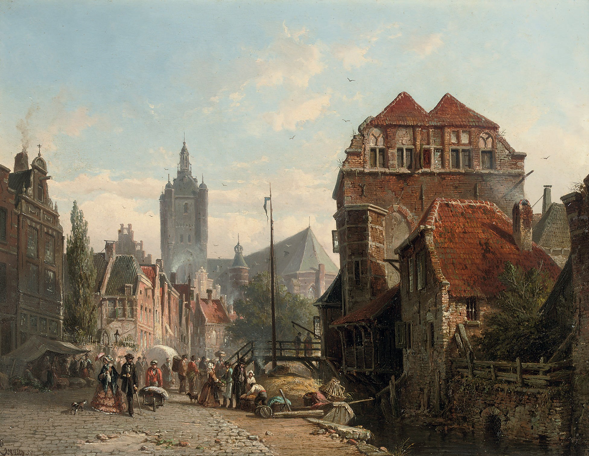 Adrianus Eversen (Amsterdam 1818-1897 Delft)