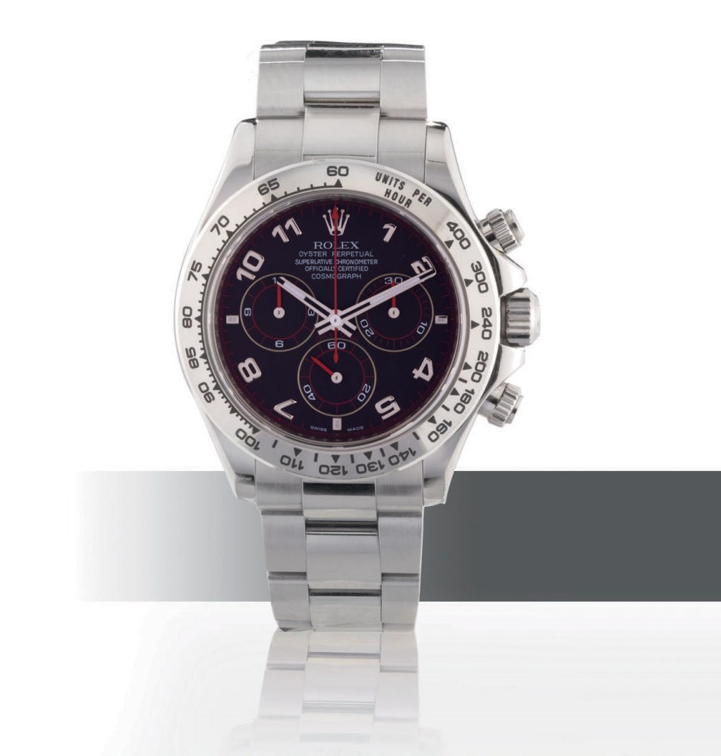 ROLEX, COSMOGRAPH DAYTONA, REF. 116509

WHITE GOLD AUTOMATIC CHRONOGRAPH BRACELET WATCH