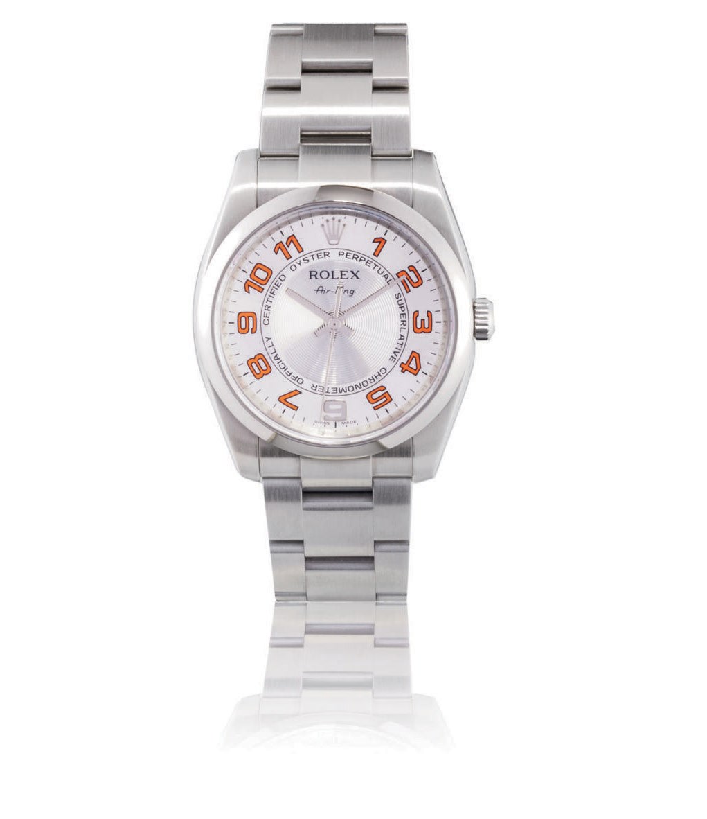 ROLEX, AIR-KING PRECISION, REF. 114200

STAINLESS STEEL AUTOMATIC BRACELET WATCH
