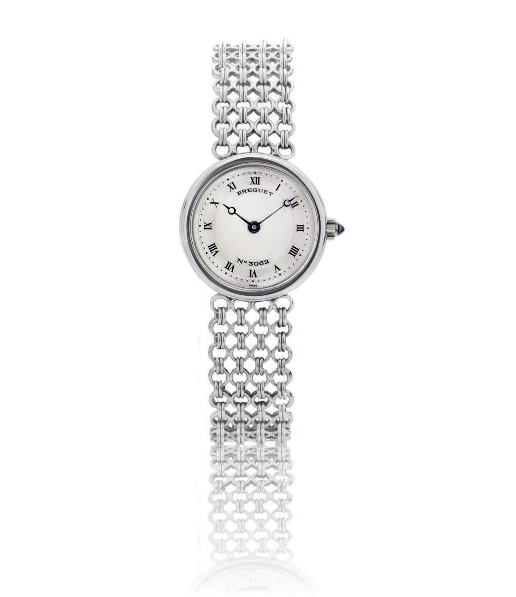 BREGUET

LADY'S WHITE GOLD MANUALLY-WOUND BRACELET WATCH