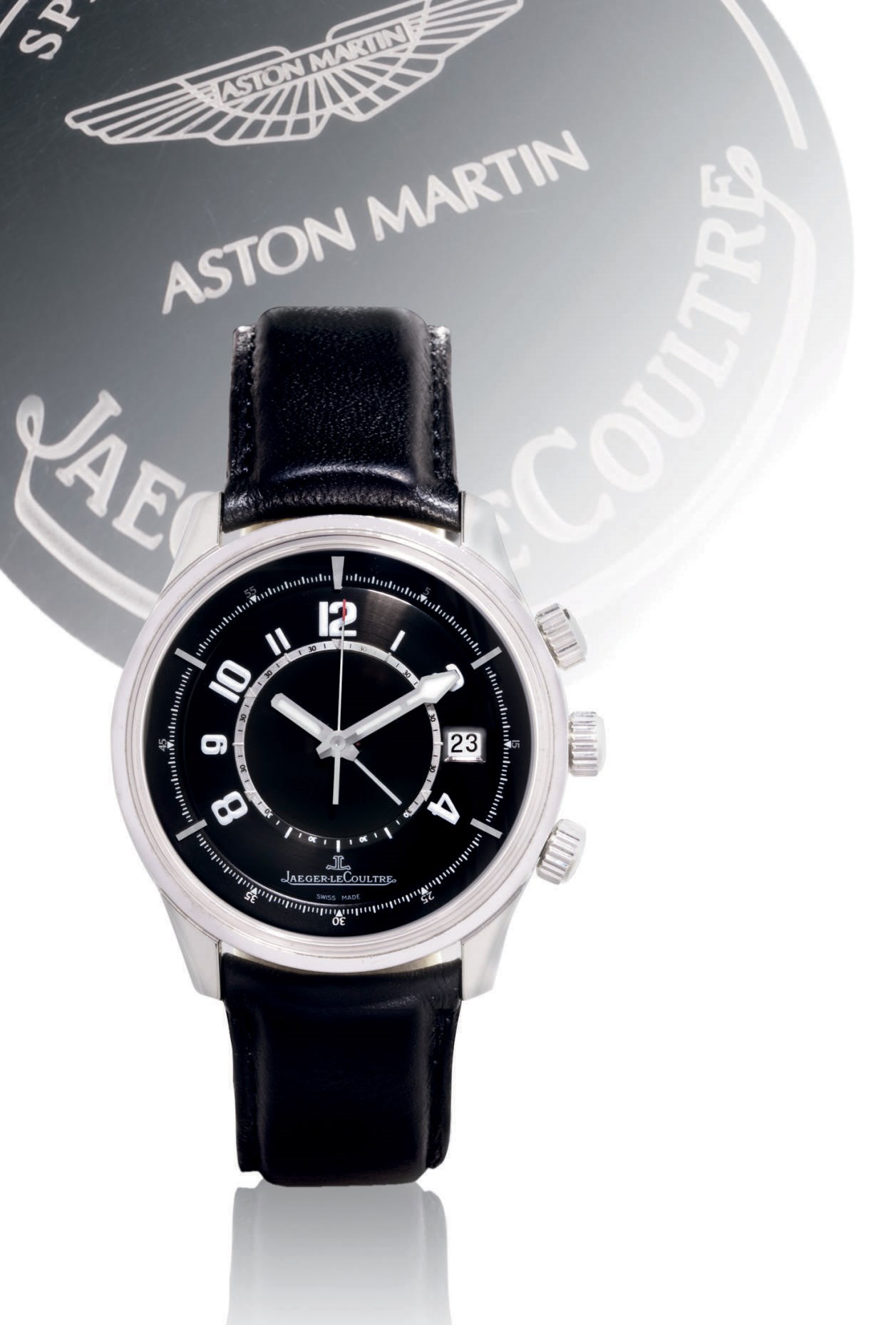 JAEGER-LECOULTRE, AMVOX1 ALARM

STAINLESS STEEL AUTOMATIC WRISTWATCH WITH ALARM AND DATE DISPLAY