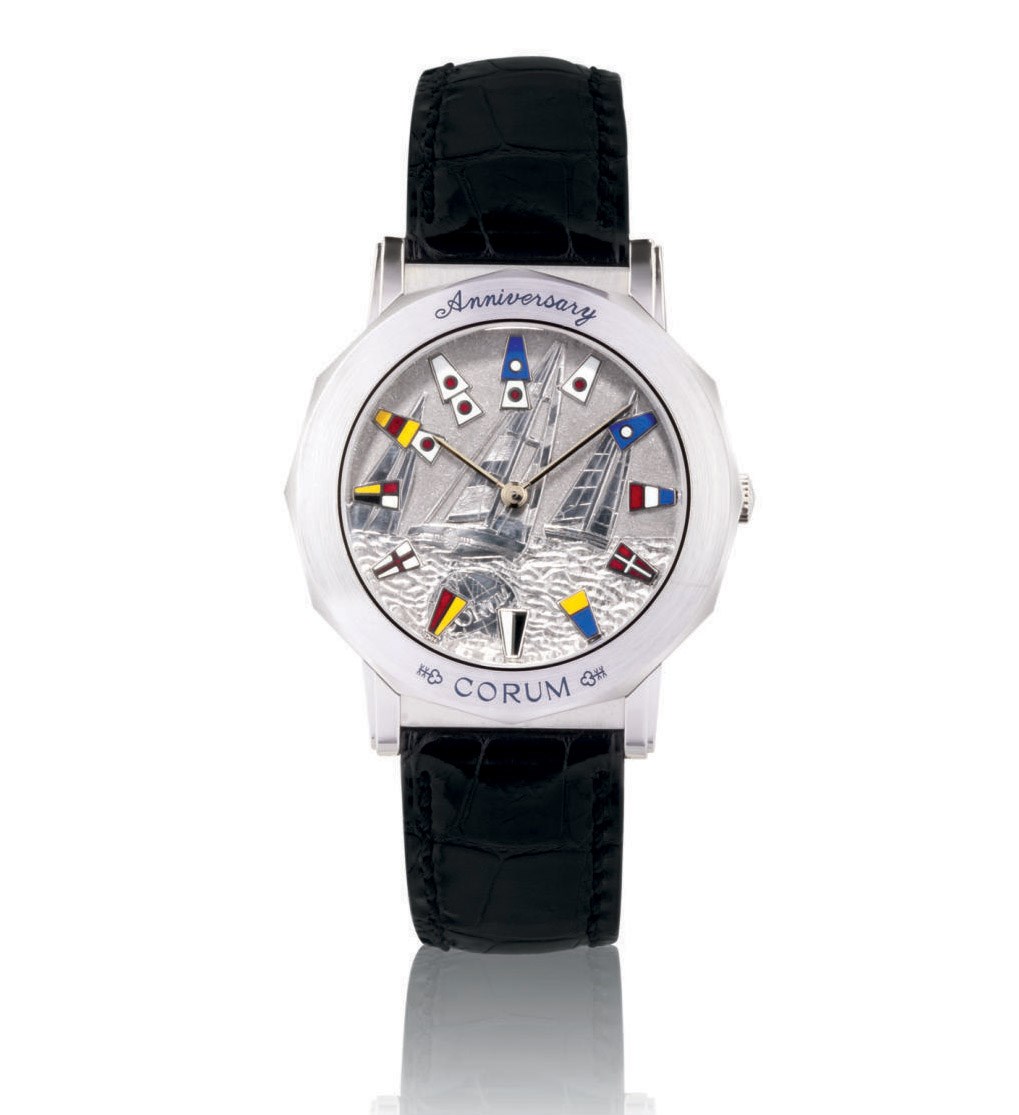 CORUM, ADMIRAL'S CUP ANNIVERSARY

WHITE GOLD MANUALLY-WOUND WRISTWATCH