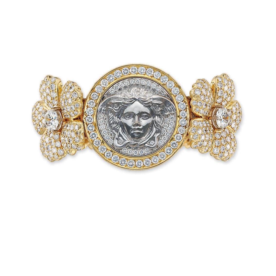 A DIAMOND CUFF, BY VERSACE