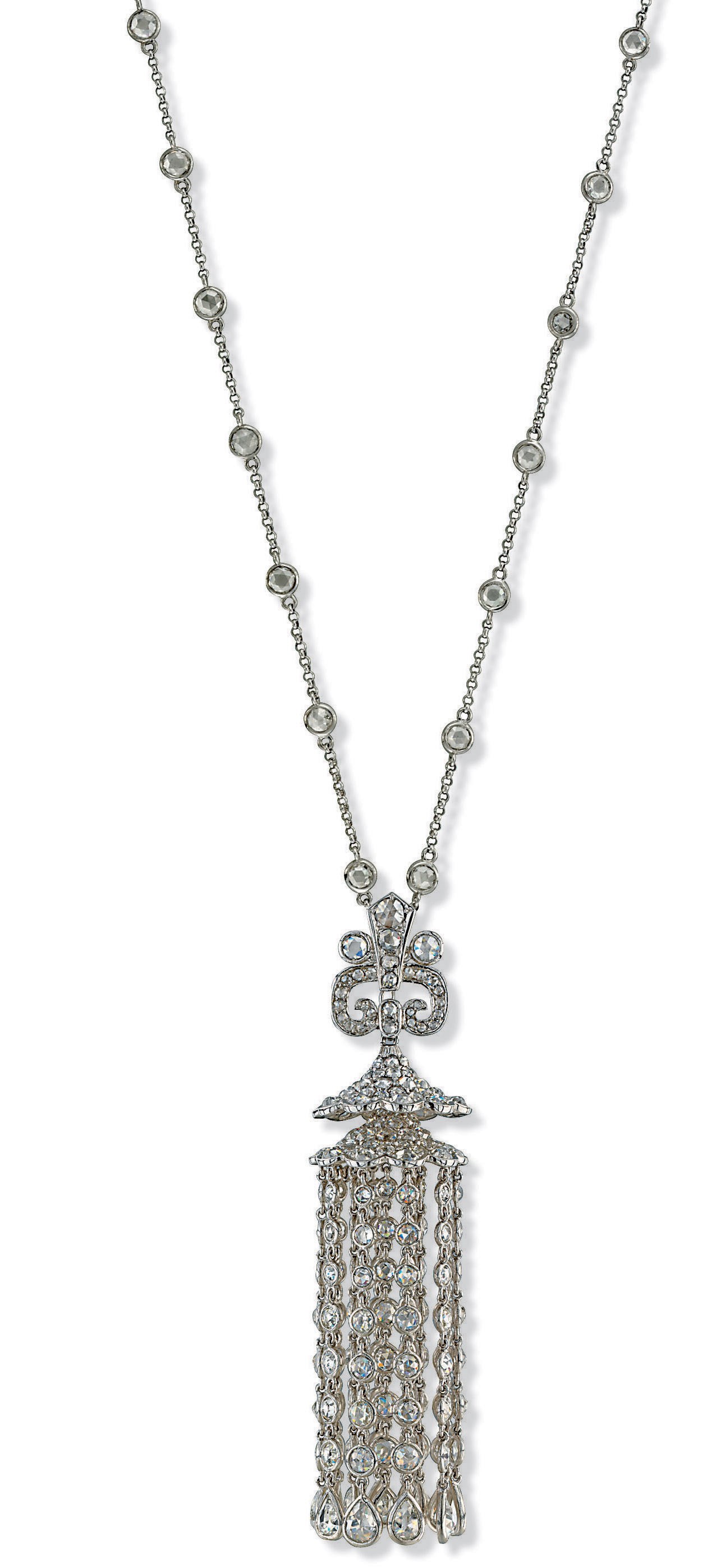 A DIAMOND TASSEL SAUTOIR