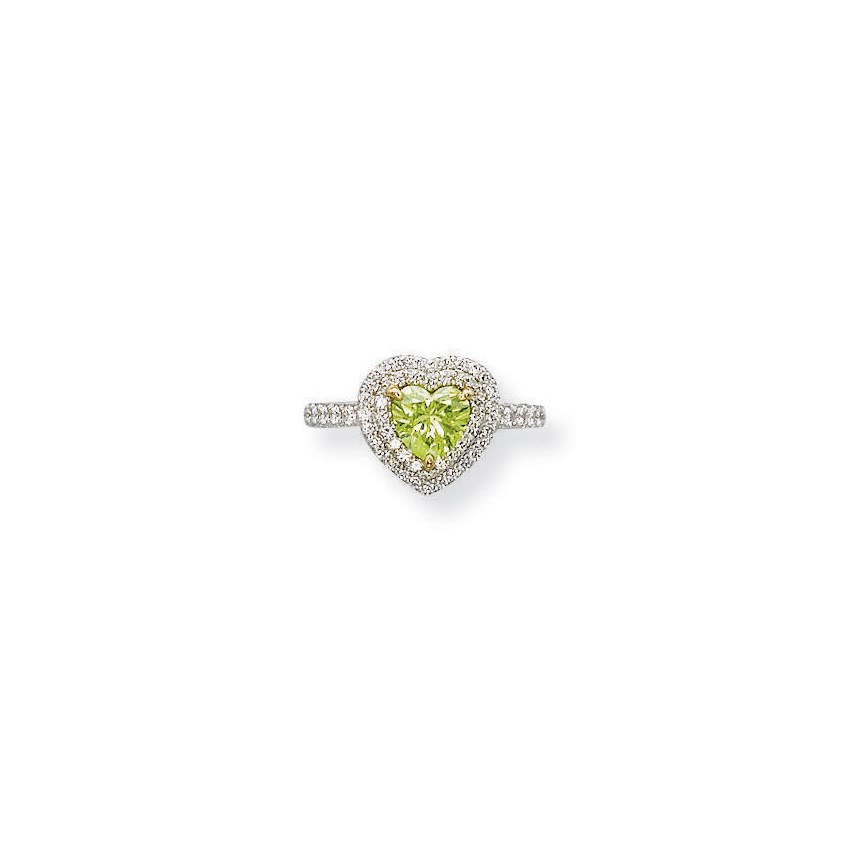 A COLOURED DIAMOND RING, BY ADLER