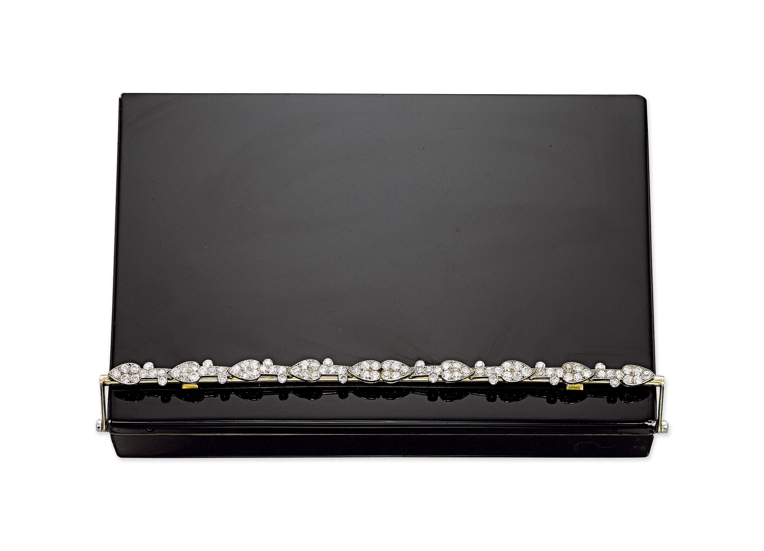 AN ART DECO VANITY CASE, BY CARTIER