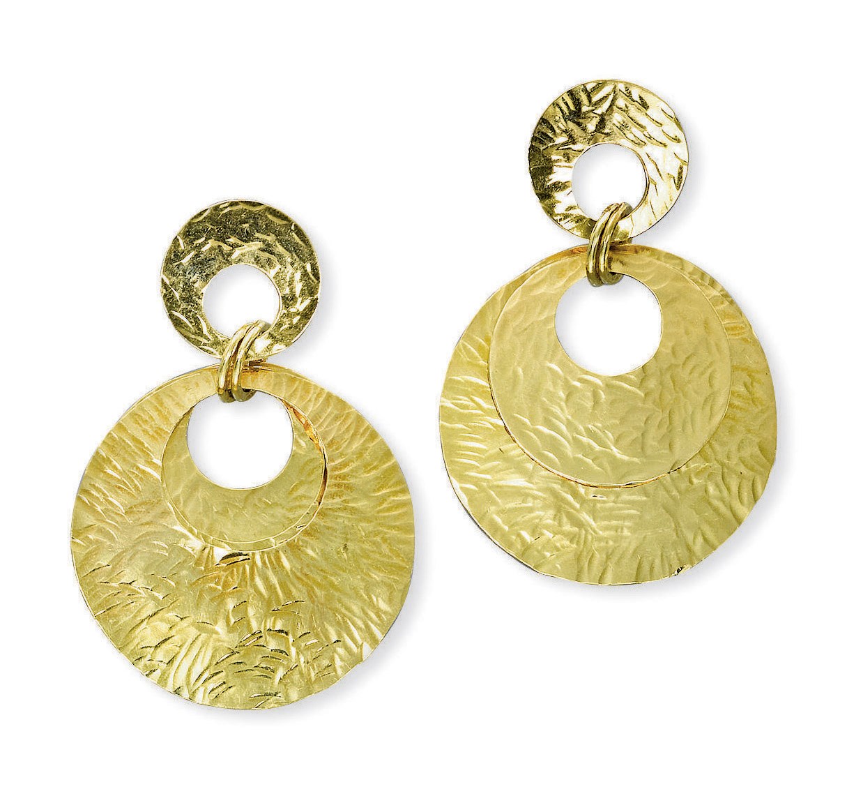A PAIR OF YELLOW GOLD EAR CLIPS, BY CUSI
