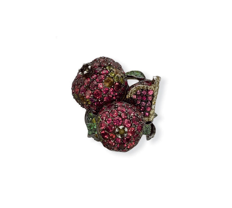 A MULTI-GEM COCKTAIL RING, BY ANDRÉ MARCHA
