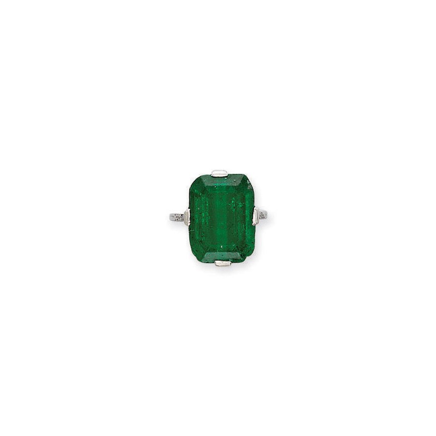 AN EMERALD RING