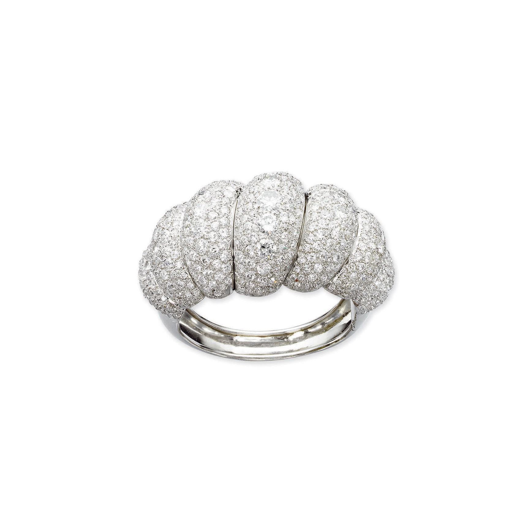A DIAMOND 'TORSADE' BANGLE, BY BOIVIN
