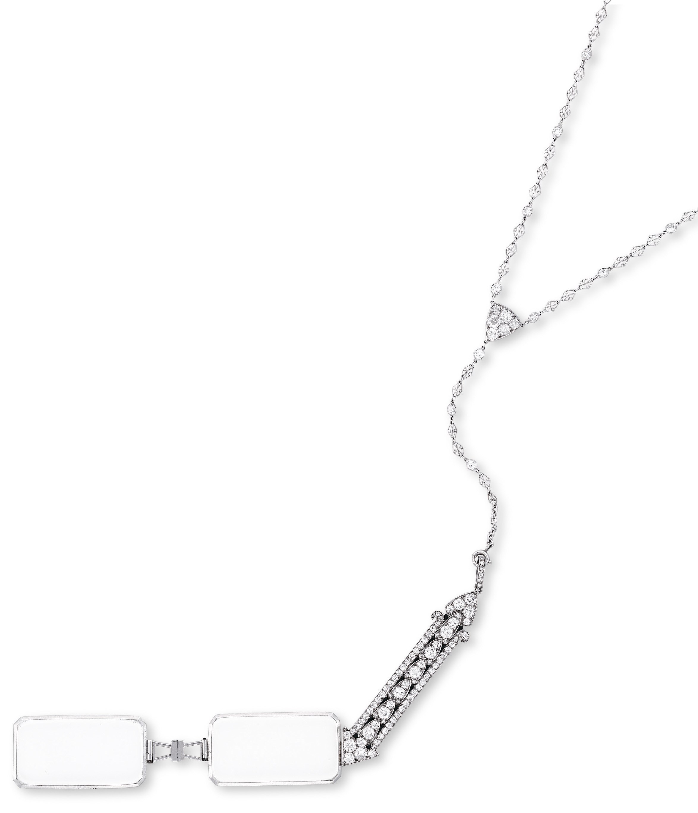 A DIAMOND LORGNETTE