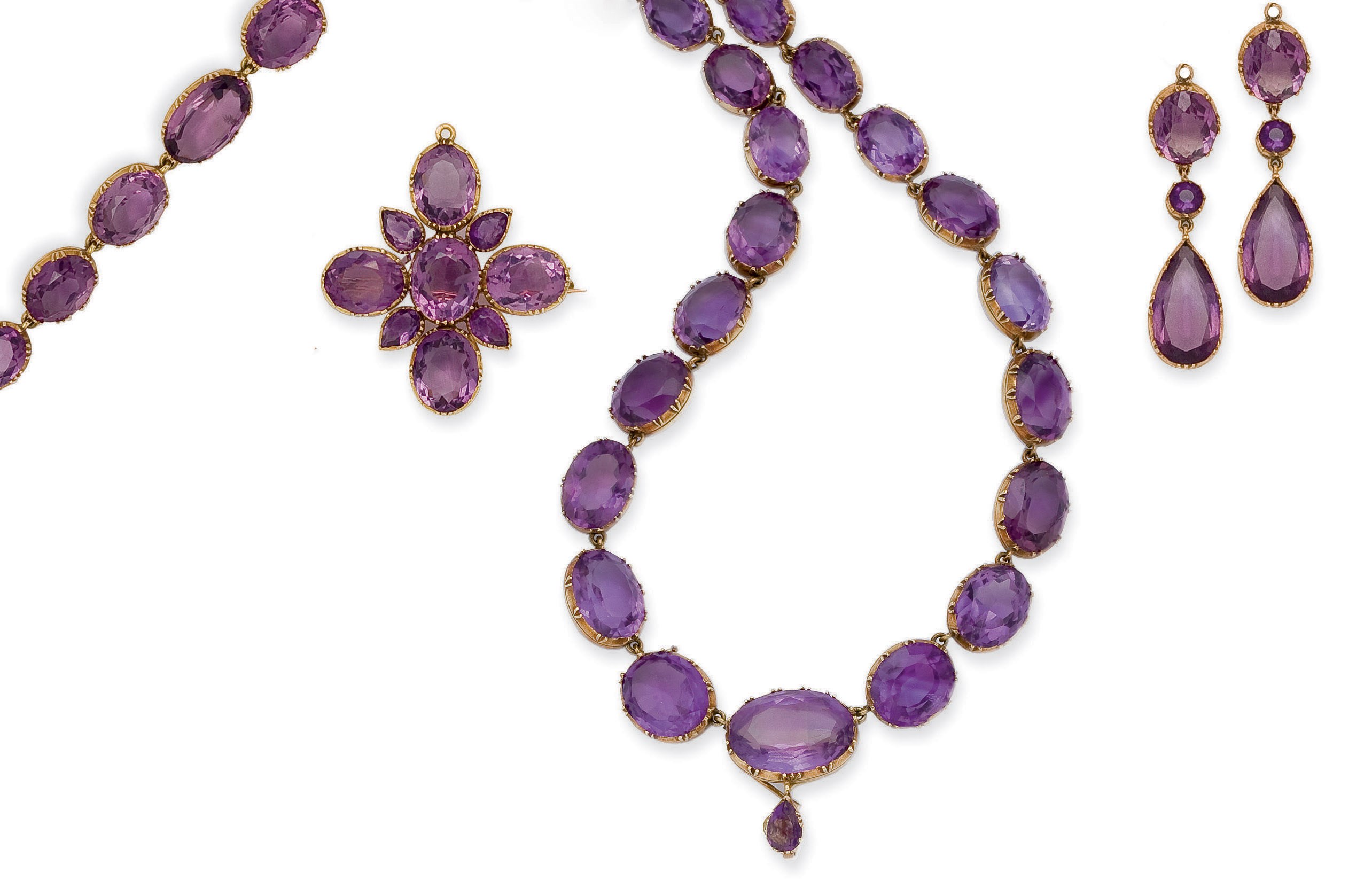 PARURE AMETHYSTES